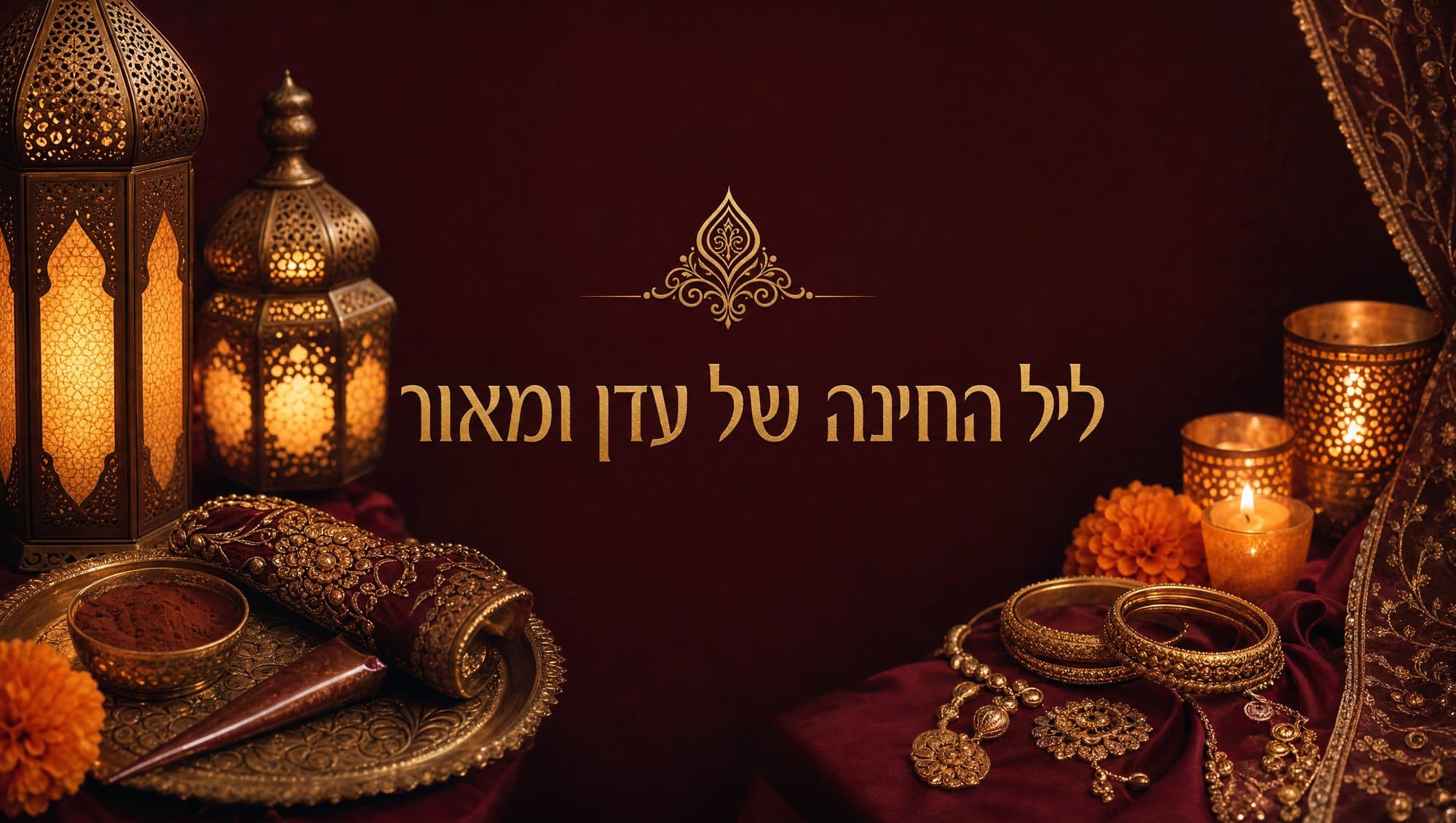 ליל החינה של עדן ומאור